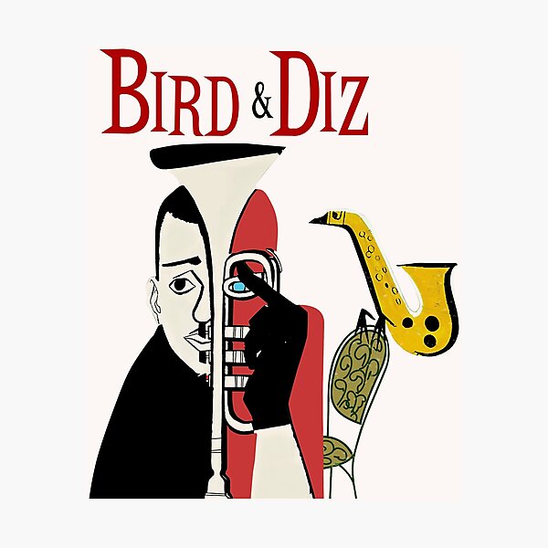 Charlie Parker bird and diz Photographic Print