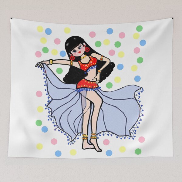 Item preview, Belly Dancing - Dancing lady  designed and sold by Shirley cute art .