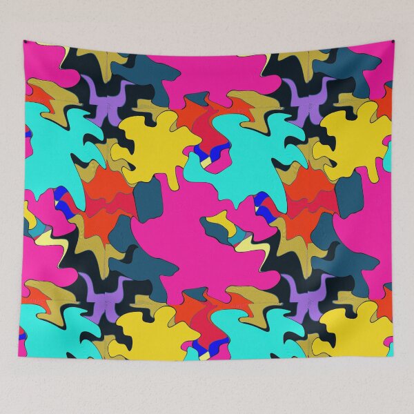 Item preview, Diseño de salpicaduras de colores designed and sold by GiriMan.
