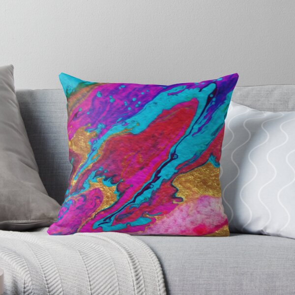 FLOW FAVOURS THE BOLD Throw Pillow