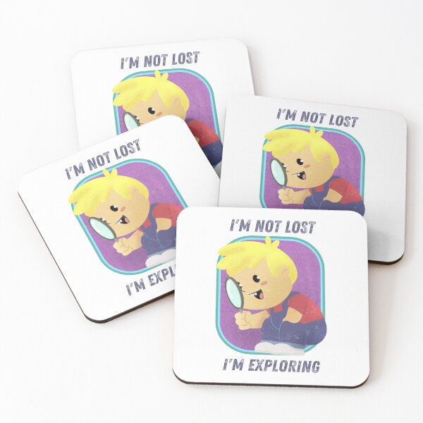 Item preview,  Im Not Lost Im Exploring | vintage kid exploring designed and sold by SunsetCloud.