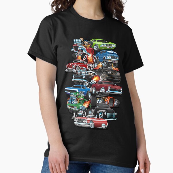 Item preview, Car Madness! Muscle Cars and Hot Rods Cartoon  designed and sold by Sapochelemon211.