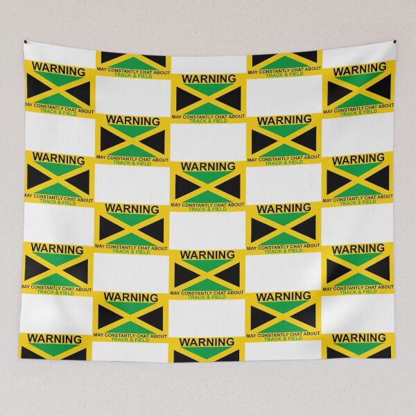 Item preview, Warning May Constantly Chat About Jamaican Track & Field designed and sold by Kangavark.
