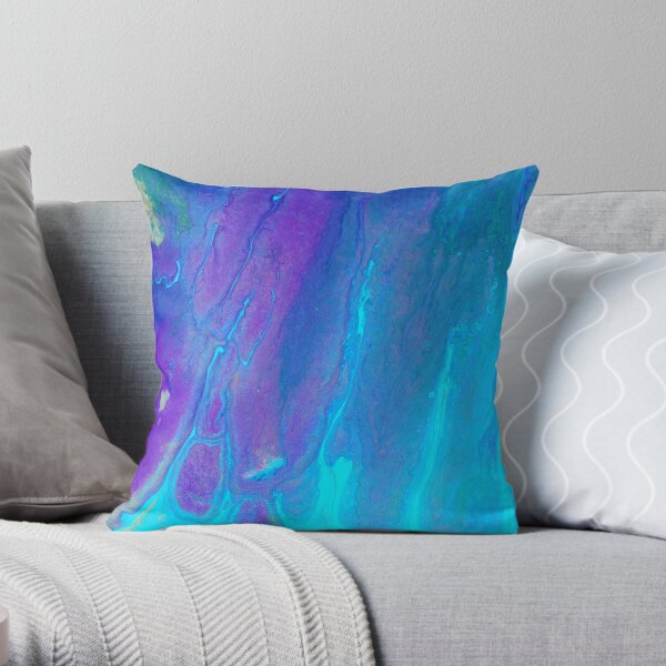 Ocean Harmony Throw Pillow