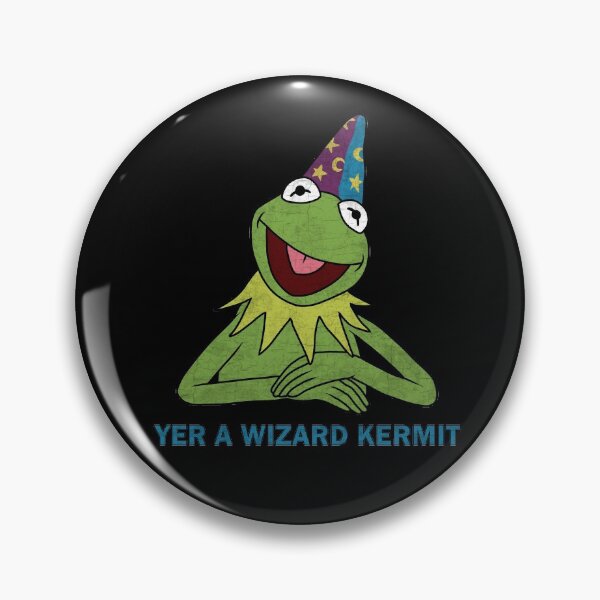 Item preview, Yer A Wizard Kermit designed and sold by ValentinaHramov.