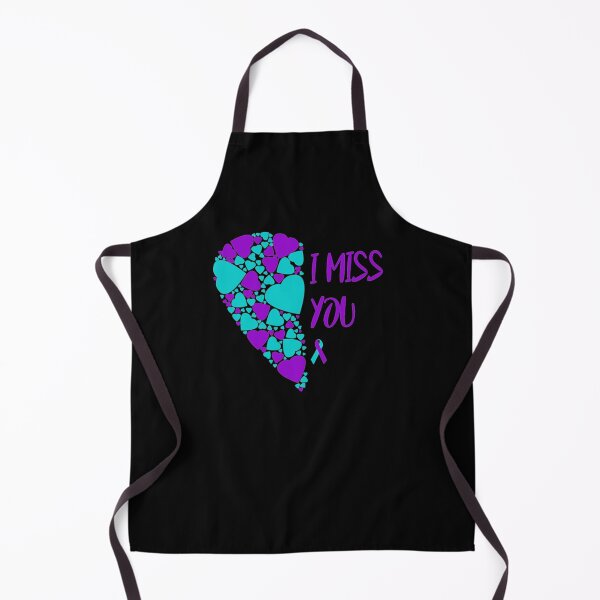 Item preview, Suicide Awarenss Ribbon I Miss You Heart Semicolon Funny designed and sold by MullinsenLynn.