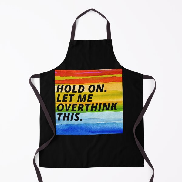 Item preview, Hold On Let Me Over Think This Funny Depression Quote designed and sold by mirzadesign.