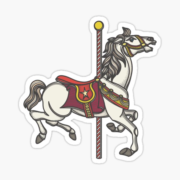 Item preview, Carousel Horse (Color) designed and sold by clifcreates.