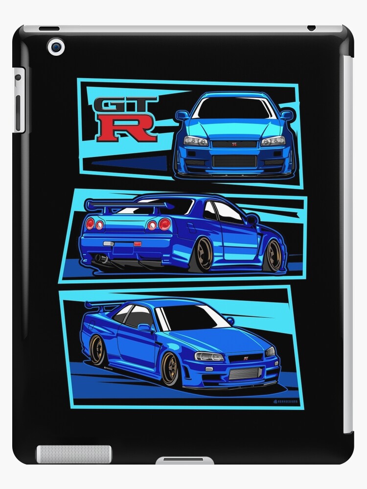 Godzilla GTR JDM Car Towel 35cm x 35cm – Top JDM Store