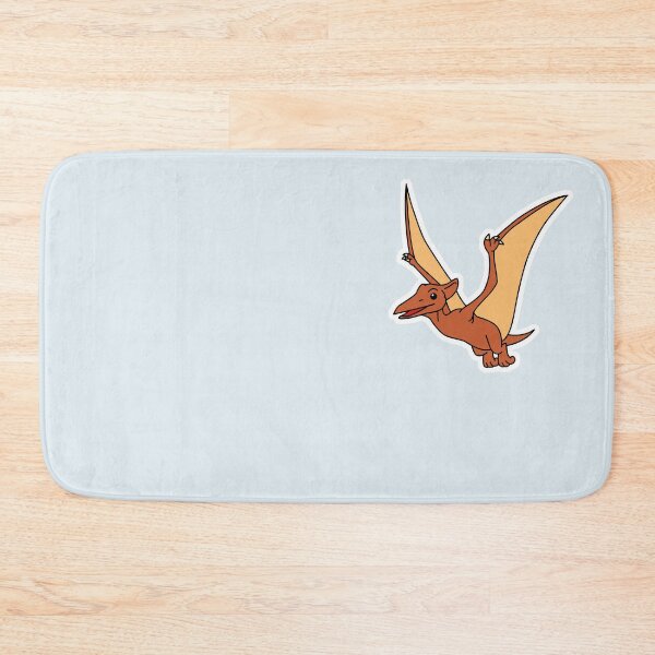 Item preview, Pterodactyl dinosaur flying cartoon drawing designed and sold by happypapertime.