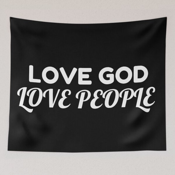 Item preview, Love God Love People - Christian designed and sold by Prayingwarrior.