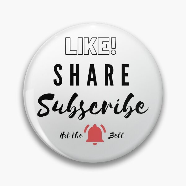 Item preview, Like Share Subscribe Hit the Notification Bell designed and sold by Designnary.