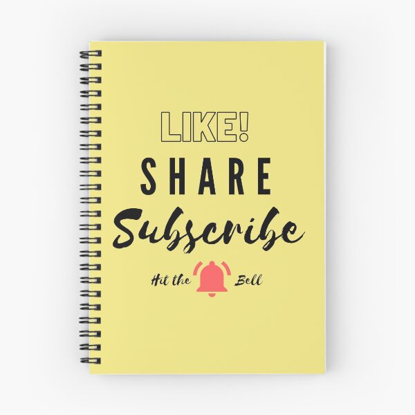 Item preview, Like Share Subscribe Hit the Notification Bell designed and sold by Designnary.