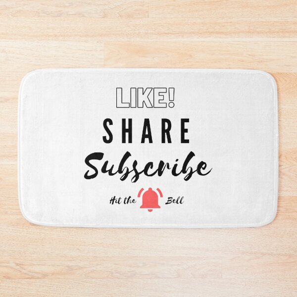 Item preview, Like Share Subscribe Hit the Notification Bell designed and sold by Designnary.