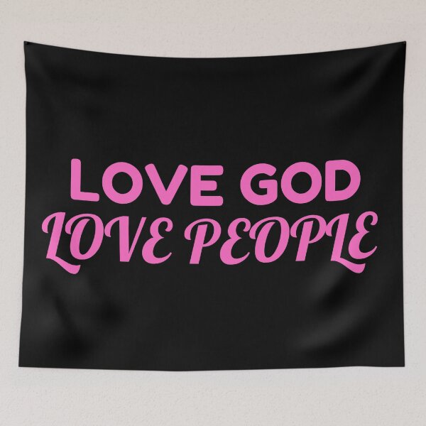 Item preview, Love God Love People - Christian designed and sold by Prayingwarrior.