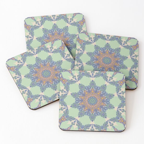 Item preview, Green leave pattern designed and sold by jeanyun48.