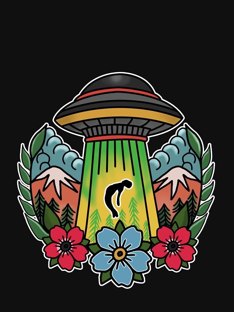 36 Captivating UFO Tattoo Designs - TattooBlend