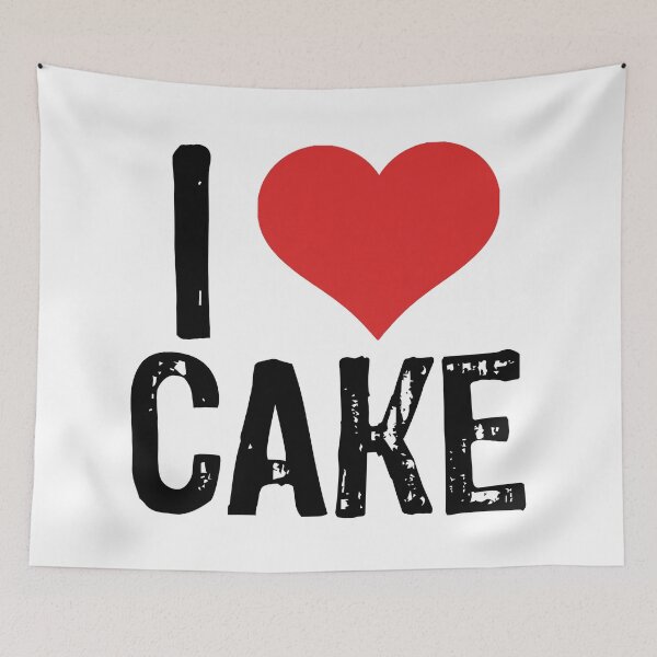 Item preview, I Love Cake designed and sold by The "I Love Everything" Shop.