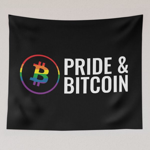 Item preview, Pride and Bitcoin designed and sold by MisterPlop.