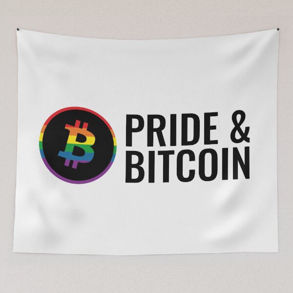 Item preview, Pride and Bitcoin designed and sold by MisterPlop.