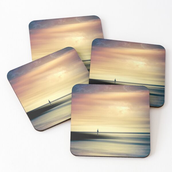 Item preview, Even Flow - Abstract Seascape with Single Figure designed and sold by Dyrk Wyst Redbubble Shop.