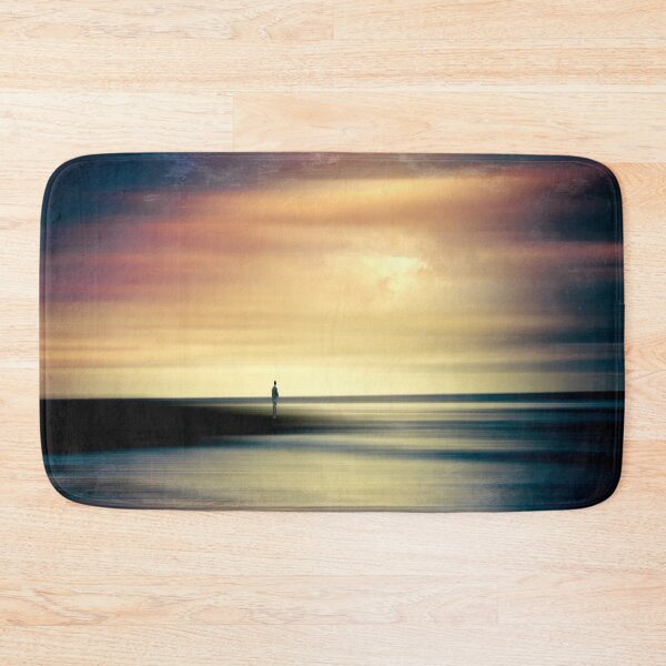 Item preview, Even Flow - Abstract Seascape with Single Figure designed and sold by Dyrk Wyst Redbubble Shop.