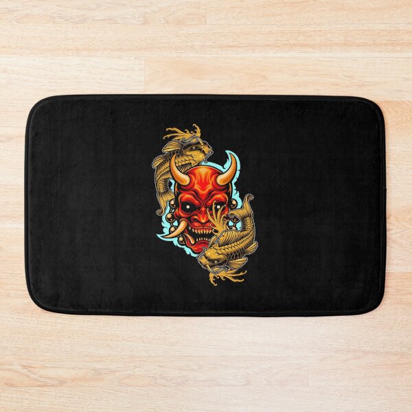 Item preview, Oni with koi fish  designed and sold by Leingangb.