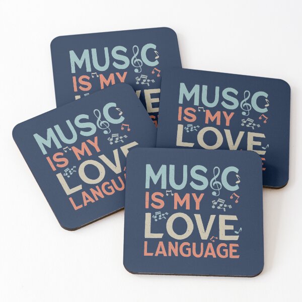 Item preview, Music Is My Love Language Quote and Notes designed and sold by Primroaddesigns.