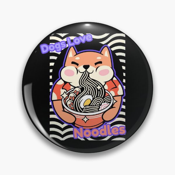Item preview, Foodies Japanese Kawaii Anime Dog Having Ramen designed and sold by Echo Aesthetics.
