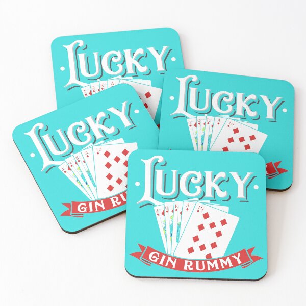 Item preview, Lucky Gin Rummy | Gin Card Game Players designed and sold by Dancing Dolphin Crafts.