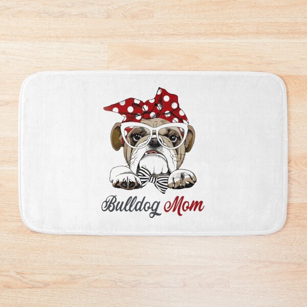 Item preview, Bulldog Mom Grey designed and sold by Debra Brad.
