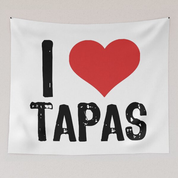 Item preview, I Love Tapas designed and sold by The "I Love Everything" Shop.