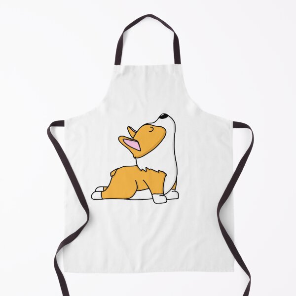 Item preview, Red/Orange Pembroke Welsh Corgi Dog - Big stretch yoga pose designed and sold by Stationarystuff.