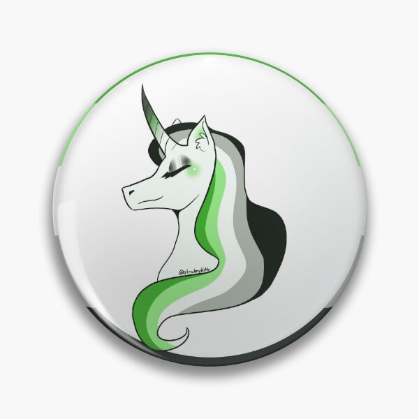 Artikelvorschau, Aromantisches Stolz-Einhorn entworfen und verkauft von strwbrykitty.