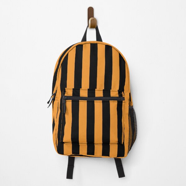 Item preview, Small ORANGE and BLACK Vertical STRIPES designed and sold by RachelMacht.