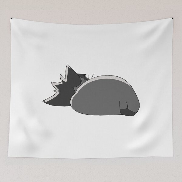Item preview, chibi cat kuroo sleeping  designed and sold by GregoryPowers.