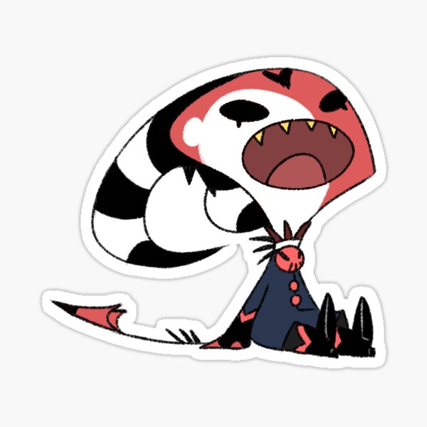 Helluva Boss - screaming Blitzo Sticker