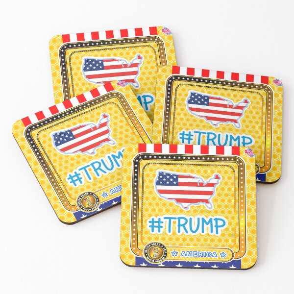 Item preview, go trump, usa trump, america great, trump, honeycomb background designed and sold by DESIGNBRAND.