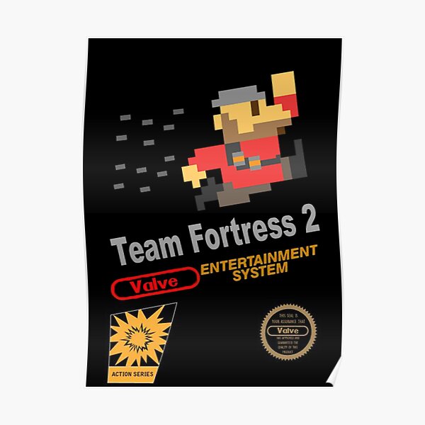 Team Fortress 2 - NES Poster