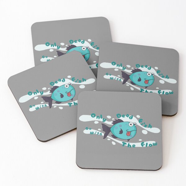 Item preview, Only Dead Fish Go With The Flow designed and sold by Hưng Nguyễn.
