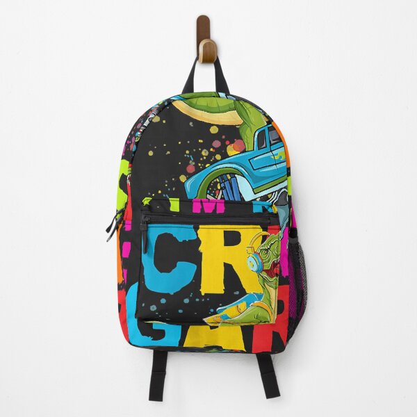 Item preview, Ready To Crush Kindergarten Dinosaur Riding Monster Truck Classic designed and sold by marliepineda.