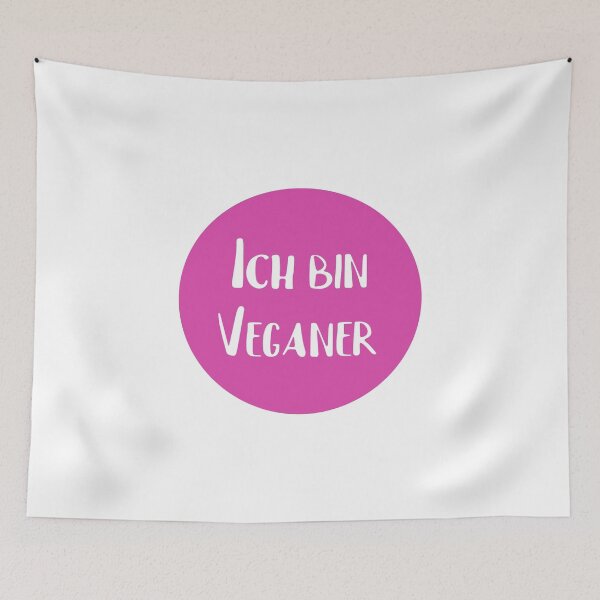 Item preview, German Vegan "Ich Bin Veganer" Shirt designed and sold by RevolutionInPaint.