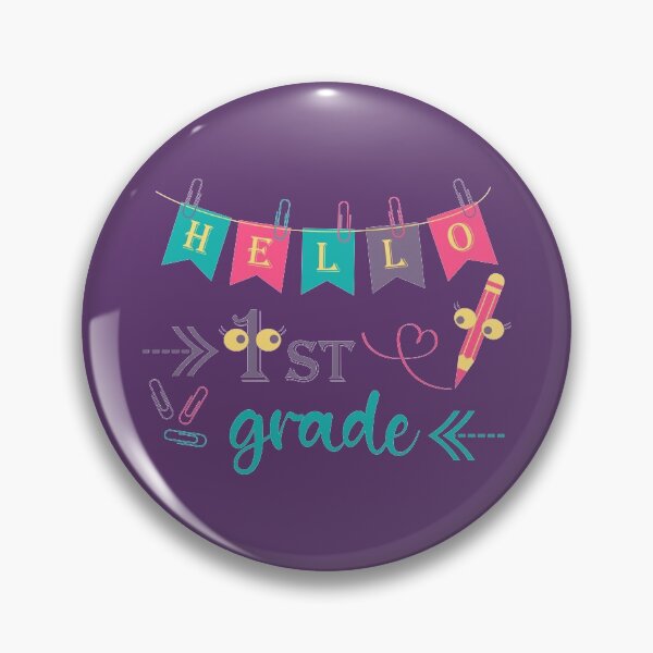 Item preview, Hello first grade Hello 1st grade designed and sold by CutieBlue.