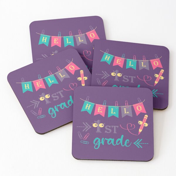 Item preview, Hello first grade Hello 1st grade designed and sold by CutieBlue.