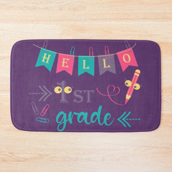 Item preview, Hello first grade Hello 1st grade designed and sold by CutieBlue.