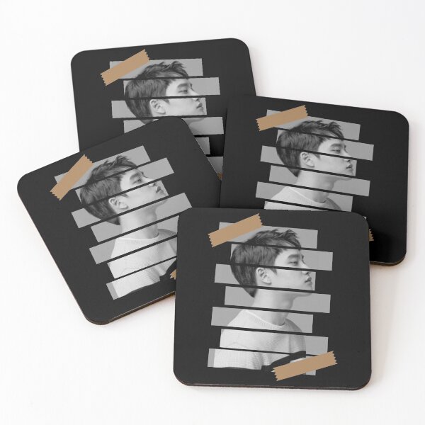 Item preview, Do Kyung Soo EXO DO Korean Kpop Monochrome Stripe Design designed and sold by Piosenka Art.