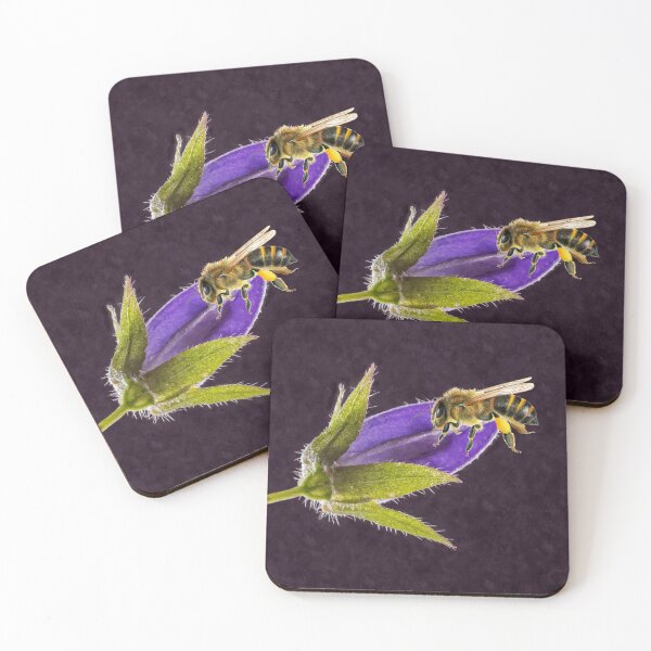 Item preview, Honey Bee Insect Watercolor Painting Wildlife Artwork designed and sold by Alison Langridge.
