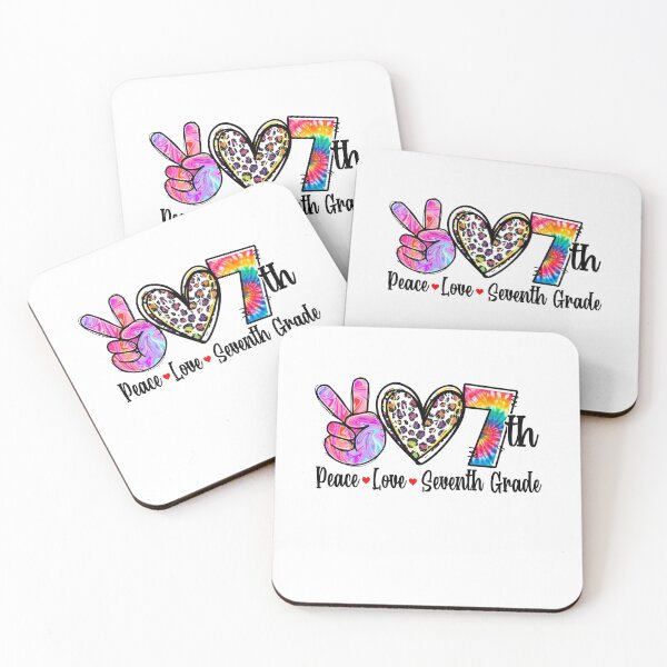 Item preview, Peace Love 7th Grade designed and sold by SpecialGift79.