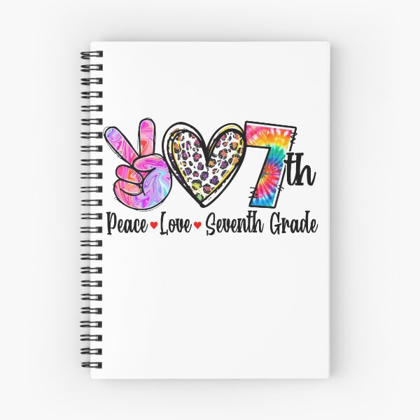 Item preview, Peace Love 7th Grade designed and sold by SpecialGift79.