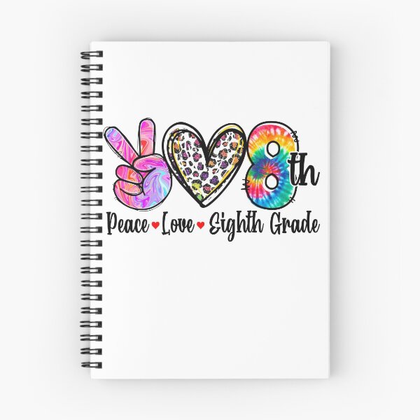 Item preview, Peace Love 8th Grade designed and sold by SpecialGift79.